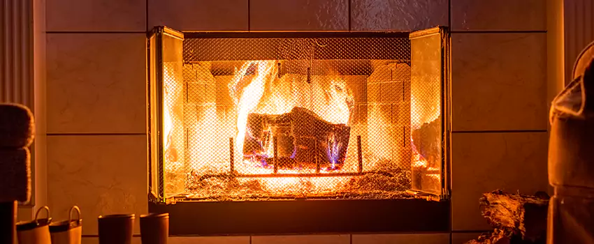 Mendota Hearth Landscape Fireplace Installation in Kingman, Arizona