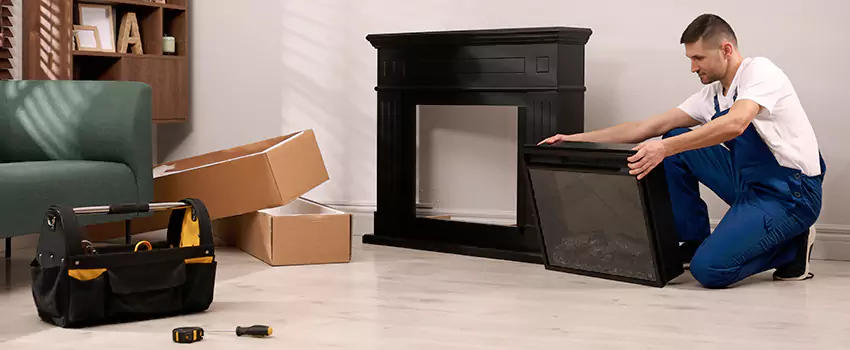 Old Rusted Metal Fireplace Repair And Replacement in Kingman, AZ